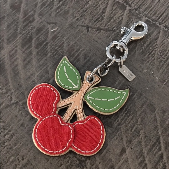 Coach Vintage Cherry Bag Charm Key Chain - Picture 16 of 16